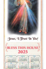 Wood Scroll Calendar Divine Mercy 2025