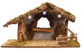 Nativity Wood Stable 89970