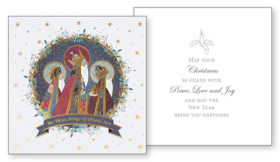 Three Kings Handcrafted Christmas Card 97710