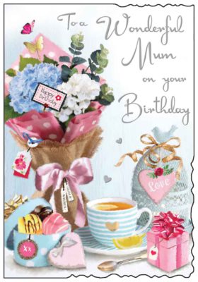 Mum Birthday Card V0937